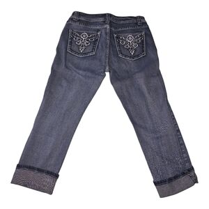 VENUS Cropped Embellished Jeans - Size 8